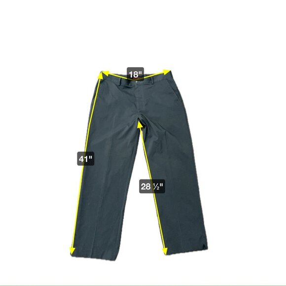 Izod PFX Mens Black Performance Pants Sz 36 X 30 - Picture 6 of 7
